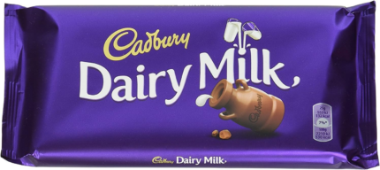 Cadbury Dairy Milk Chocolate 2 x 200g - Delicious Creamy Milk Chocolate from the UK - Unique Candy with Full-bodied Taste - Whole Milk
